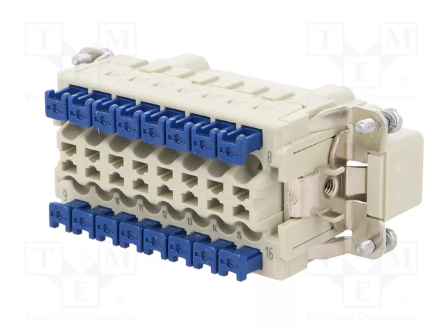 HARTING Conector HDC Han® ES Press Macho de 16 Pines