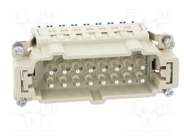 HARTING Conector HDC Han® ES Press Macho de 16 Pines