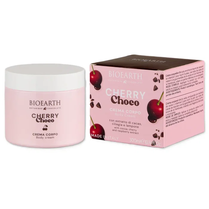 Bioearth Cherry Choco Crema corporal hidratante y suavizante 300 ml Bioearth Cherry Choco Crema corporal hidratante y suavizante 300 ml