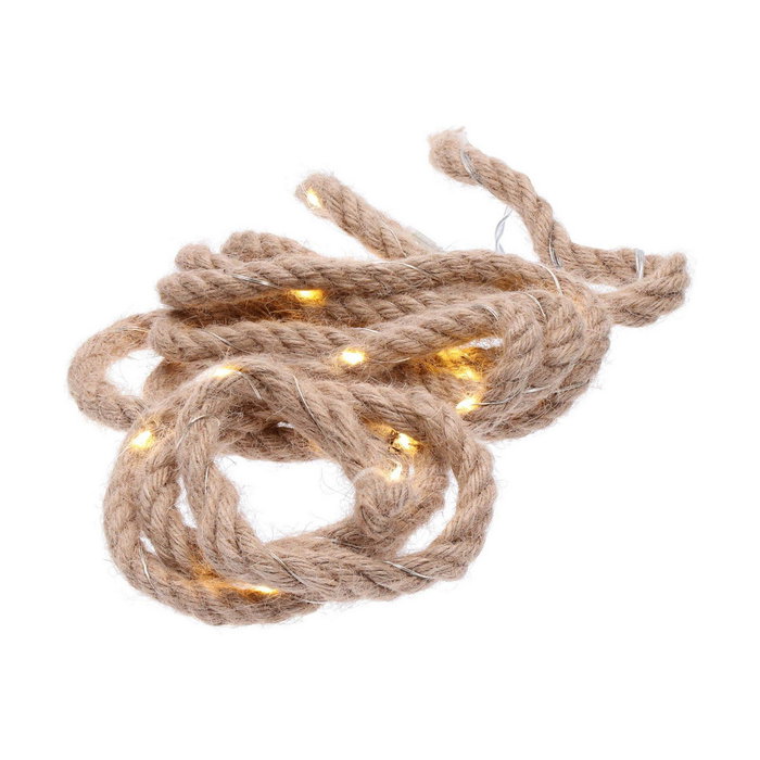 Decoration With Light Guirnalda Fija 30 Microleds Cuerda de Yute Blanco Cálido 3,03m Decoration With Light Guirnalda Fija 30 Microleds Cuerda de Yute Blanco Cálido 3,03m