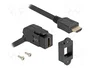 DeLOCK 67157 Módulo Keystone HDMI 45° con cable de 30 cm 8K