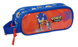 Portatodo Doble Sonic Prime Azul 21 x 8 x 6 cm