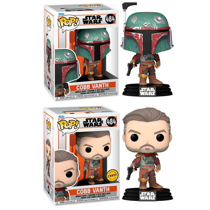 Funko Pop Star Wars The Mandalorian Marshal con Opcion Chase Figura Vinilo 9cm