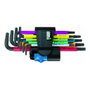 Wera 967/9 TX Multicolour HF Juego de llaves en L con función de sujeción