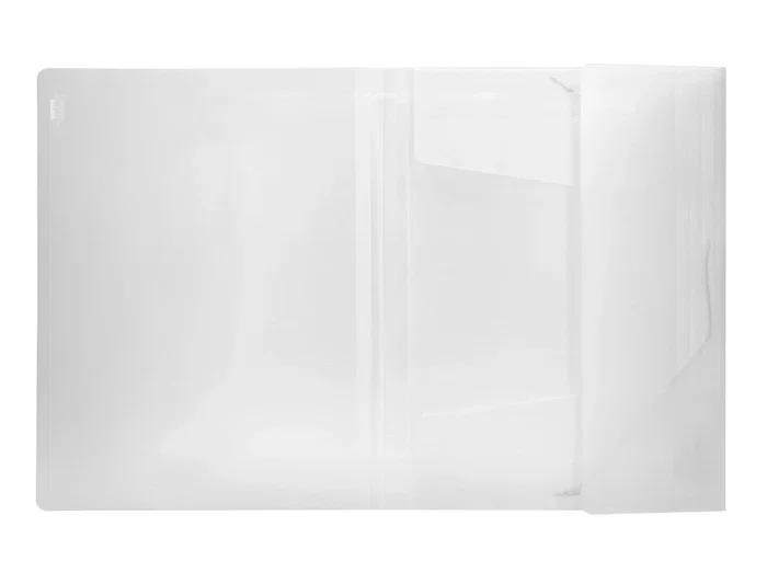 Liderpapel Carpeta Solapas 34964 Polipropileno Cierre Gomas Formato Din A4 Transparente Translucido