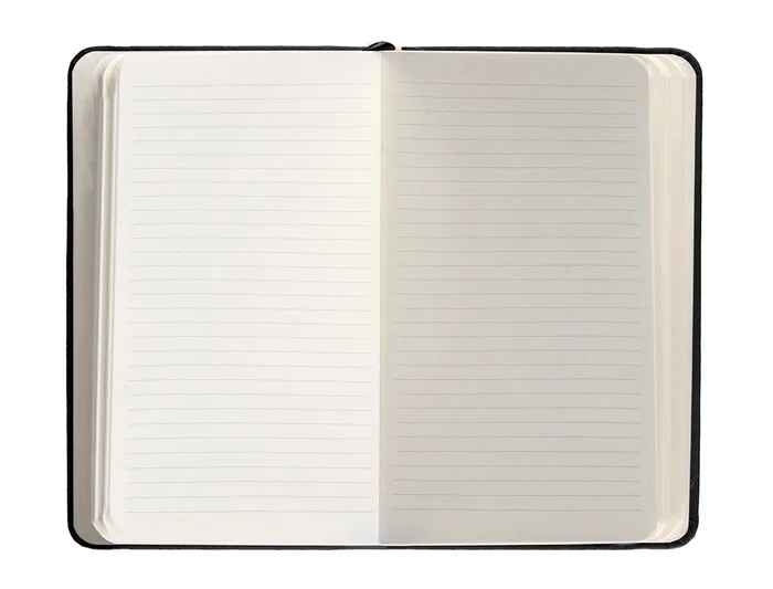 Antartik Cuaderno A6 Tapa Dura Hojas Rayas Negro 100 Hojas 80gr FSC