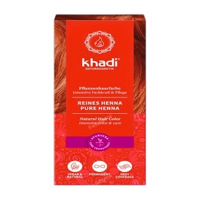 KHADI Henna Natural Pura Rojo 100 Gr KHADI Henna Natural Pura Rojo 100 Gr