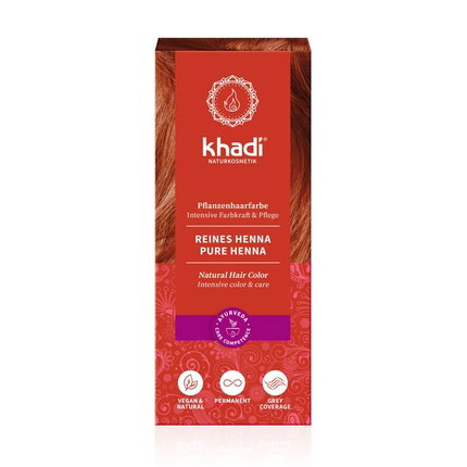 KHADI Henna Natural Pura Rojo 100 g