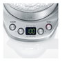 Severin WK 3479 Hervidor de Agua y Té de Vidrio 1.7L 3000W Negro Acero Inoxidable