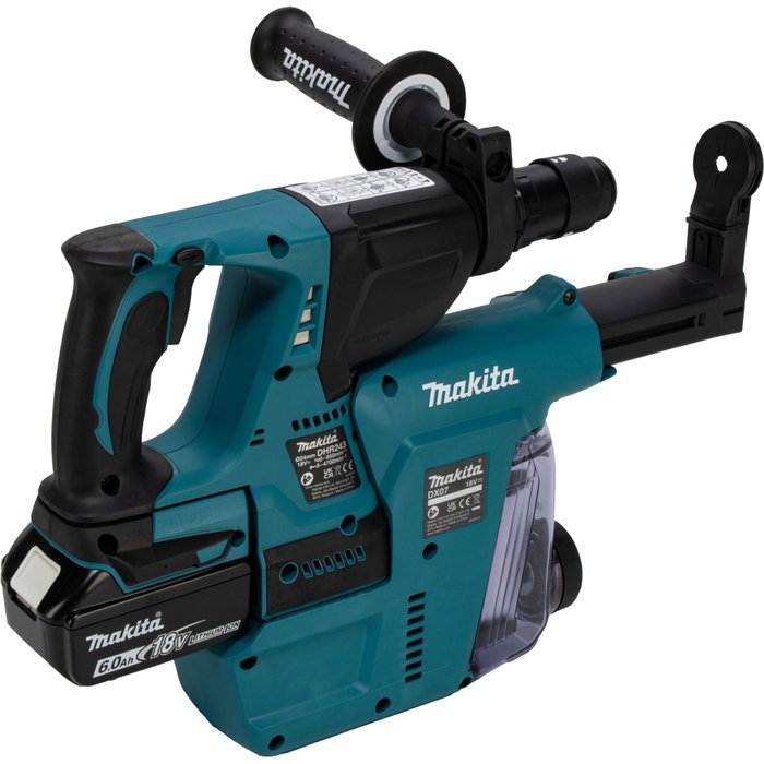 Makita DHR243JWX2 Martillo Combinado Inalámbrico con 2 Baterías