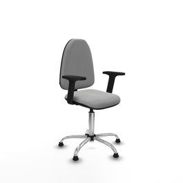 PIQUERAS Y CRESPO Silla de oficina Aýna Gris claro con Brazos 2D