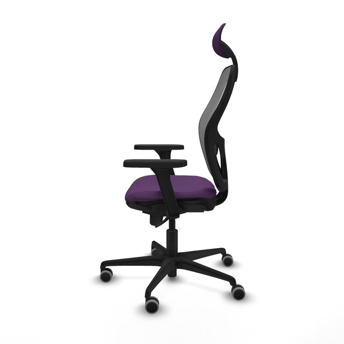 PIQUERAS Y CRESPO Silla de oficina Jorquera Morada y Gris