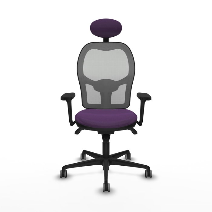 PIQUERAS Y CRESPO Silla de oficina Jorquera Morada y Gris