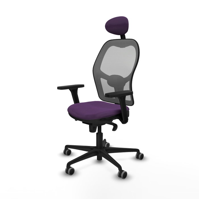 PIQUERAS Y CRESPO Silla de oficina Jorquera Morada y Gris