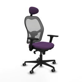 PIQUERAS Y CRESPO Silla de oficina Jorquera Morada y Gris
