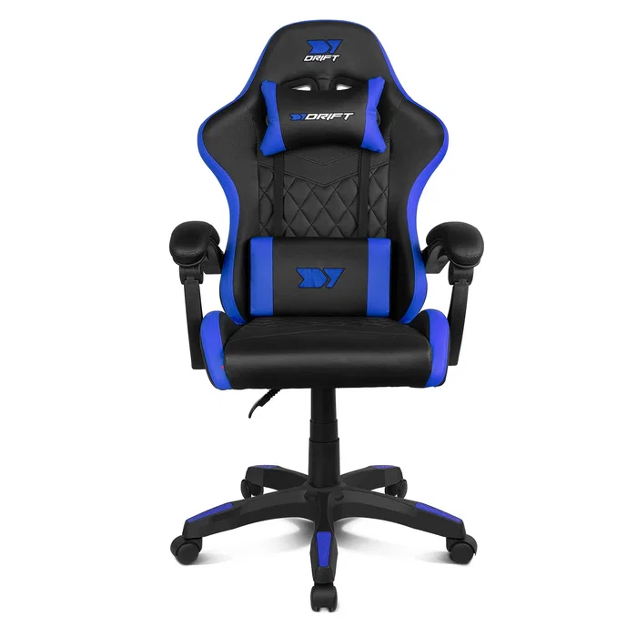 Drift DR35 Silla Gaming Negra y Azul Eléctrico