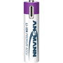Ansmann Pack de 4 Pilas Recargables AAA Lithium-ion 400mAh con Cable USB-C