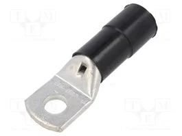 BM GROUP Terminal de anillo tubular aislado M14 para cable 400AWG negro