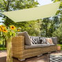 Aktive Garden Toldo de sombreado rectangular Sombreo UV50 crema