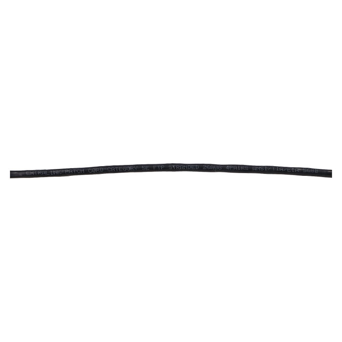 Extralink Cable Ethernet Cat.5e FTP de 1m Negro EX.7607