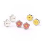 Molang Pack de 3 Pendientes Stud Molang and Piu Piu