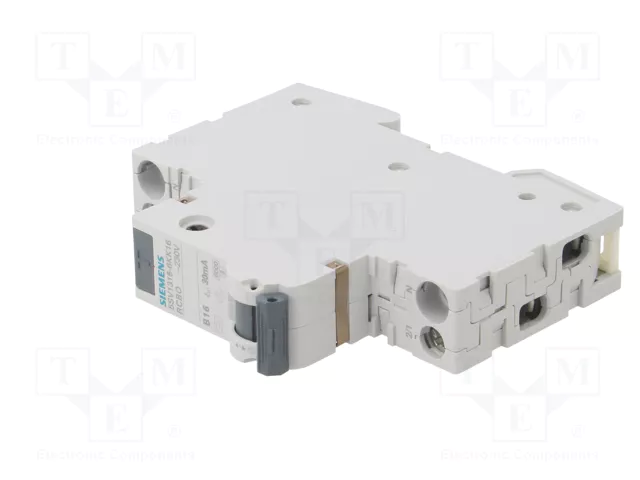 Siemens 5SV1316-6KK16 Disyuntor FI/LS kompakt Tipo A 30mA B16 16A