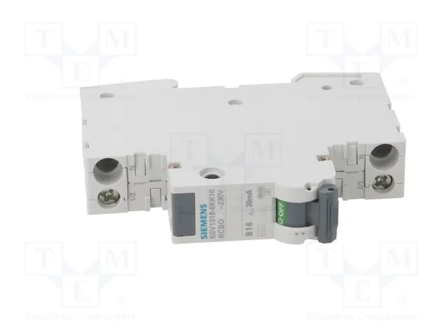 Siemens 5SV1316-6KK16 Disyuntor FI/LS kompakt Tipo A 30mA B16 16A
