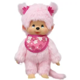 Bandai MONCHHICHI Peluche Pinky Rosa