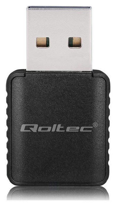 Qoltec 56988 Adaptador WiFi Dual Mini AC USB 3.0 1300Mbps