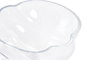 DKD Home Decor Bandeja Vaciabolsillos de Cristal Caracola 20x12,5x9 cm