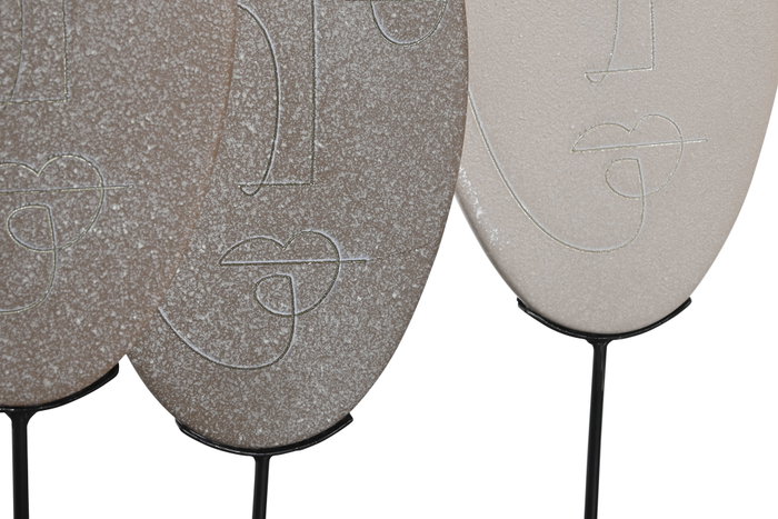 DKD Home Decor Decoración de Cerámica y Metal de 27x8x35,5 cm (Pack de 2 Surtido) DKD Home Decor Decoración de Cerámica y Metal de 27x8x35,5 cm (Pack de 2 Surtido)