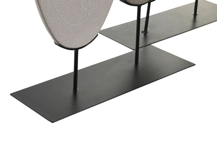 DKD Home Decor Decoración de Cerámica y Metal de 27x8x35,5 cm (Pack de 2 Surtido) DKD Home Decor Decoración de Cerámica y Metal de 27x8x35,5 cm (Pack de 2 Surtido)