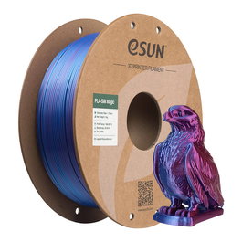 eSun Filamento 3D PLA 1.75mm Red Blue - Filamento eSUN EPLA-SILK MAGIC para Impresora 3D, 1 kg