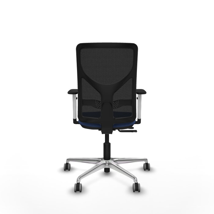 PIQUERAS Y CRESPO Silla de oficina Motilla con mecanismo Sincro/Traslack Azul marino y Negro