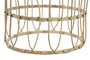 DKD Home Decor Set de 2 Mesitas Auxiliares de Ratán Natural