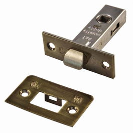 AMIG Picaporte Tubu Nº12/45Mm Cuero Cuadradillo 8Mm Frente 67X26Mm