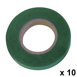 SATURNIA Cinta Para Atadora Verde 11 x 0,15 mm x 26 m (Pack 10 Rollos) inevitable