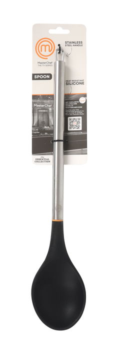 Masterchef Cuchara Acero Inoxidable y Silicona 34 cm (24 Unidades)
