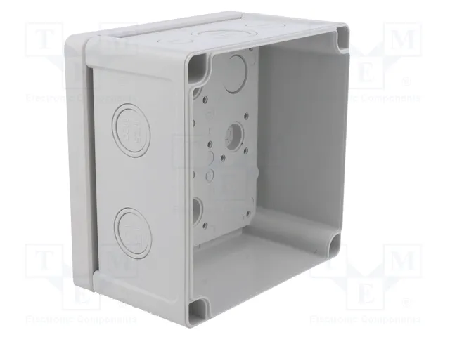 FIBOX Caja de conexiones gris 130x130x75mm
