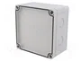 FIBOX Caja de conexiones gris 130x130x75mm