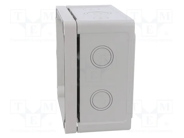 FIBOX Caja de conexiones gris 130x130x75mm