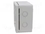 FIBOX Caja de conexiones gris 130x130x75mm