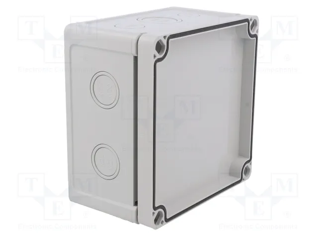 FIBOX Caja de conexiones gris 130x130x75mm