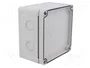 FIBOX Caja de conexiones gris 130x130x75mm
