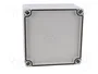 FIBOX Caja de conexiones gris 130x130x75mm