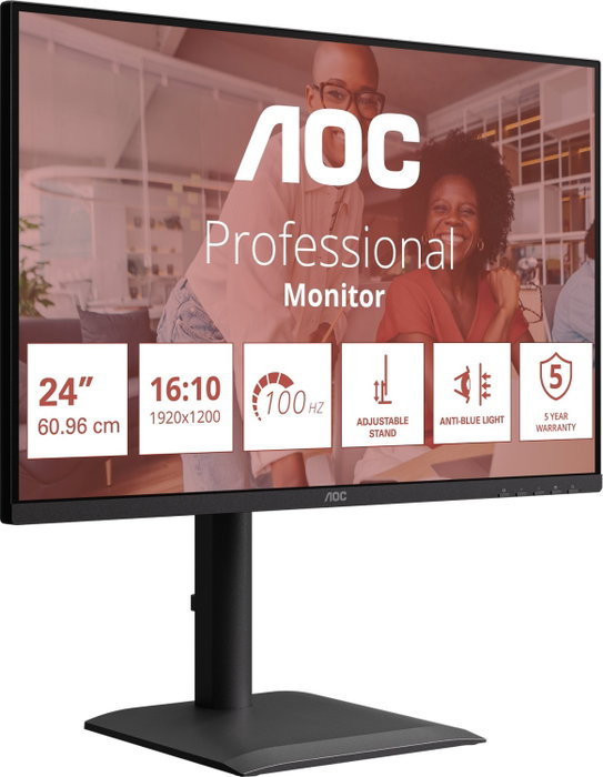 AOC X24E4U Monitor de 24 pulgadas WUXGA 100Hz IPS Negro