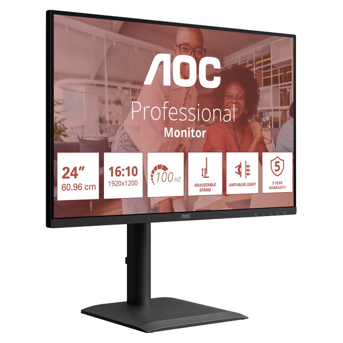 AOC X24E4U Monitor de 24 pulgadas WUXGA 100Hz IPS Negro