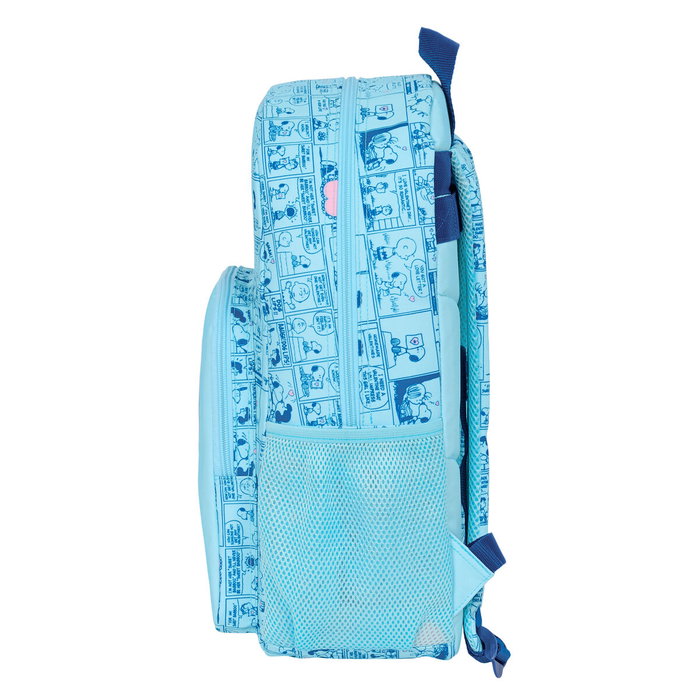 Mochila Escolar Snoopy Love Azul 30 x 46 x 14 cm Mochila Escolar Snoopy Love Azul 30 x 46 x 14 cm
