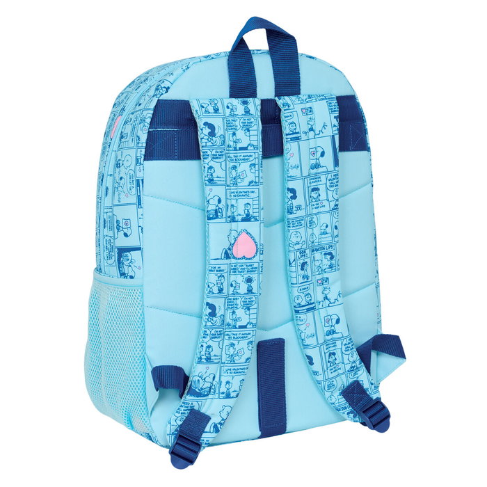 Mochila Escolar Snoopy Love Azul 30 x 46 x 14 cm Mochila Escolar Snoopy Love Azul 30 x 46 x 14 cm