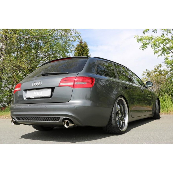 Fox Audi A6 Tipo 4F Quattro Silencioso Trasero Derecha-Izquierda Ø63,5 mm - FXAU072033-151